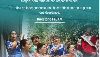 Feliz 18 de Septiembre, les desea, Federación de Sindicatos de Antofagasta Minerals.